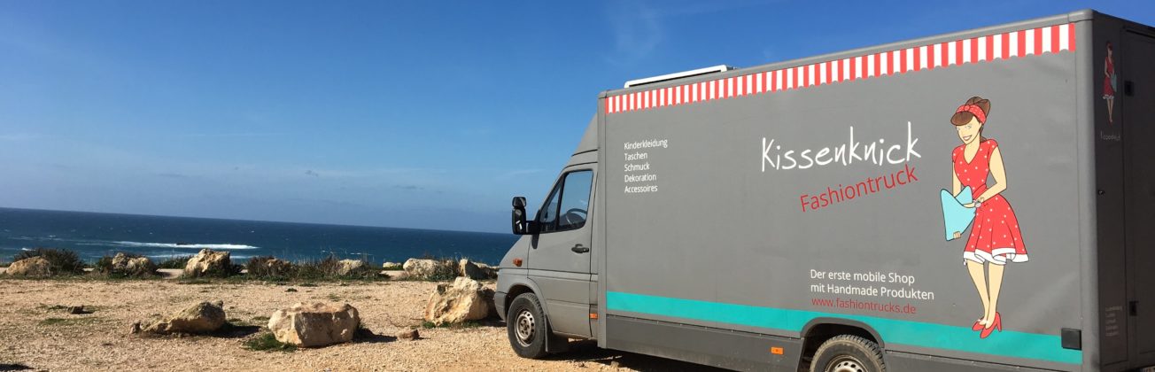 Kissenknick Fashiontruck in Portugal