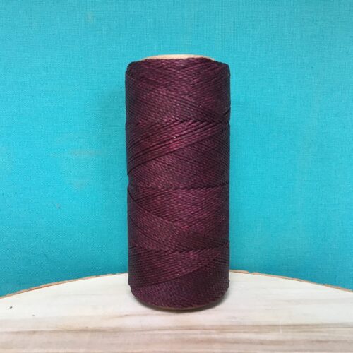 Makrameeband aubergine