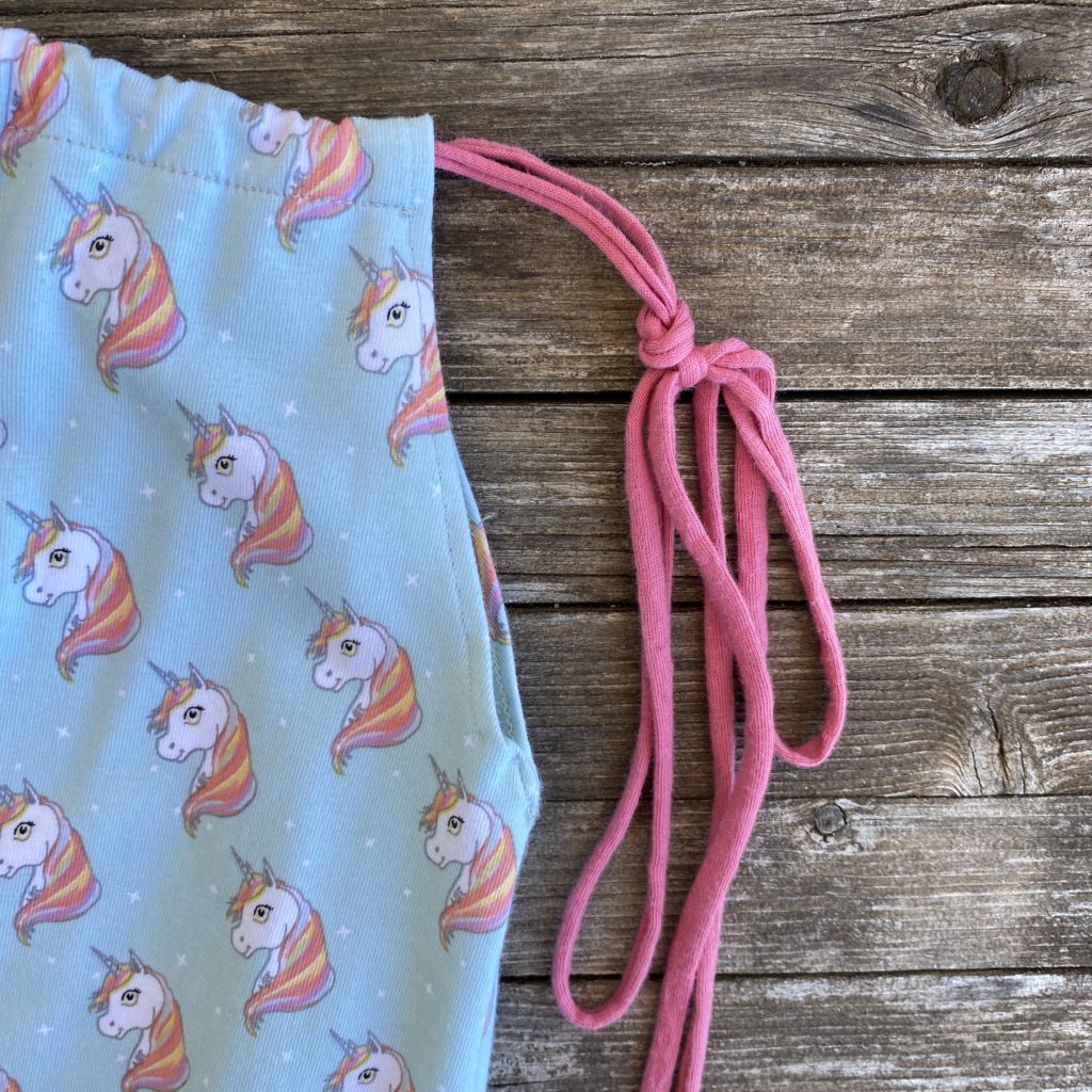 Kleid, Tunika, Shirt für Mädchen, Mitwachsmode, Jersey, Einhorn, Regenbogen – Bild 2