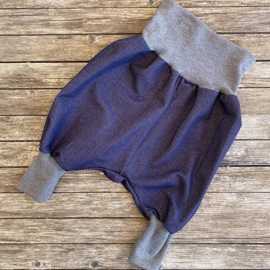 Pumphose/ Mitwachshose, Jeans, blau