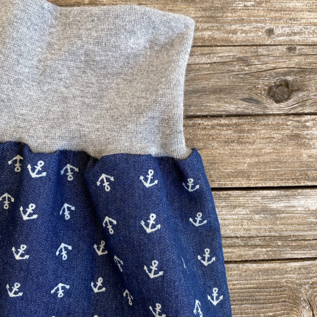 Pumphose/ Mitwachshose, Jeans, Anker, maritim – Bild 2