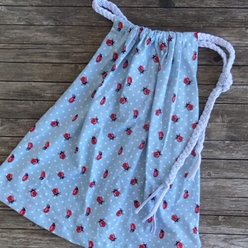 Kleid, Tunika, Shirt, Mitwachsmode, Jersey, Marienkäfer, gestreifte Träger