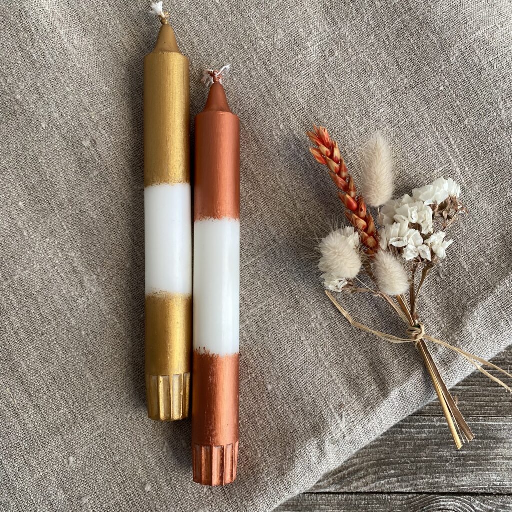 Kerzen, handgefärbt, Farbwahl, 2-er Pack, edel, glänzend, Hochzeit, Weihnachten, Geschenk – Bild 8