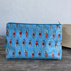 Wetbag, Schwimmtasche, Nasstasche für Strand oder Schwimmbad, Schwimmen, schwimmende Frauen, Schwimmerin