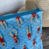 Wetbag, Schwimmtasche, Nasstasche für Strand oder Schwimmbad, Schwimmen, schwimmende Frauen, Schwimmerin, Detail Reissverschluss