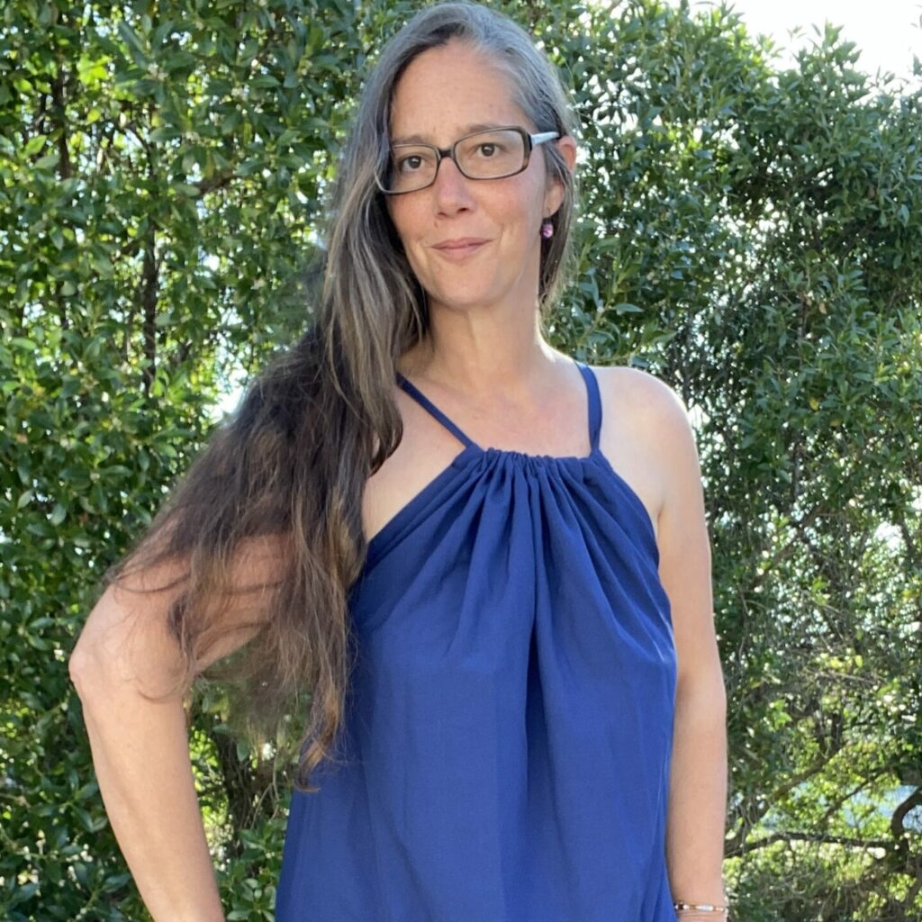 tolles leichtes Trägerkleid aus Viskose für Frühling und Sommer in Blau, One-size mit verstellbaren Trägern