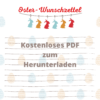 Wunschzettel für Ostern- kostenloses PDF zum Download