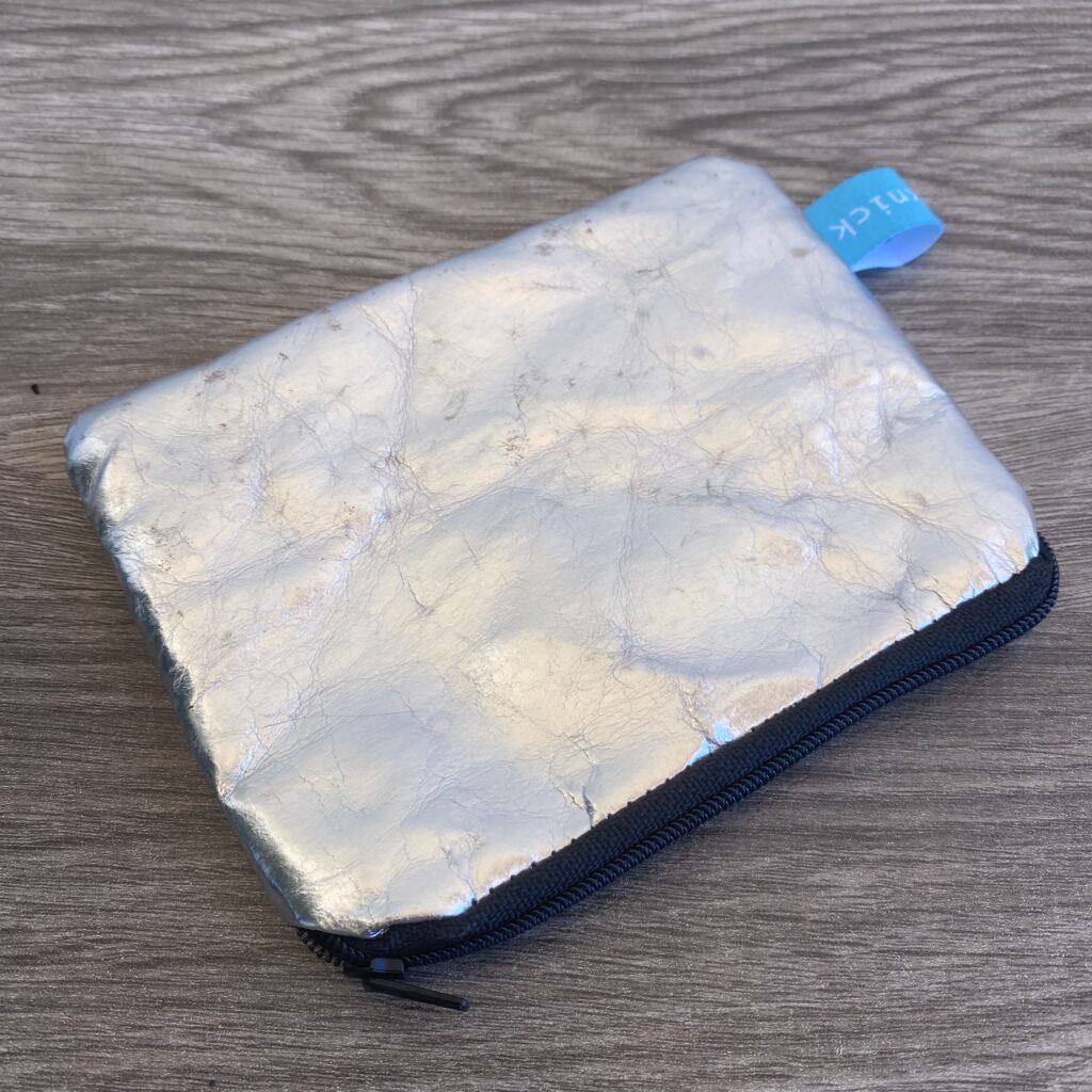 Mini Täschchen vegan in silber