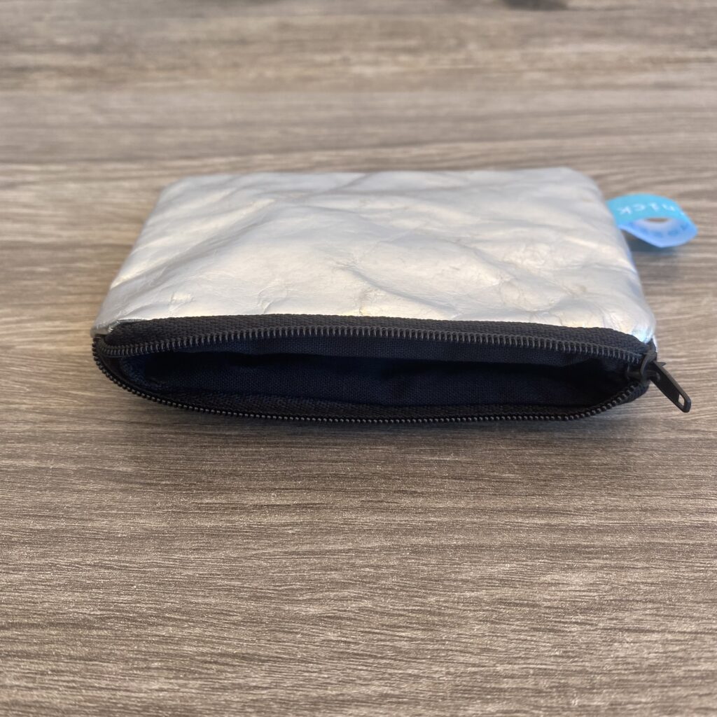 Mini Täschchen vegan in silber