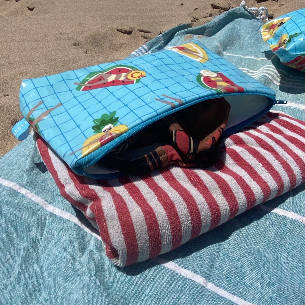 Wetbag am Strand