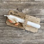 Druckvorlage Kerzenverpackung - Kleines Dankeschön