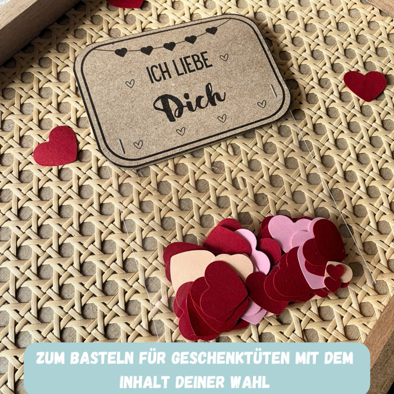 Geschenktüten Verpackung Ich liebe Dich