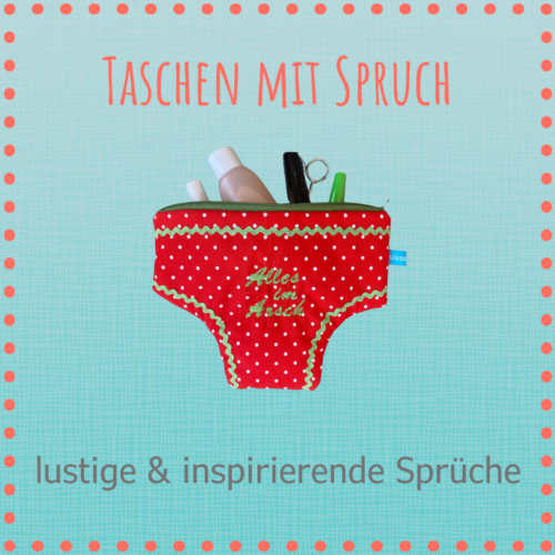 Taschen mit Spruch