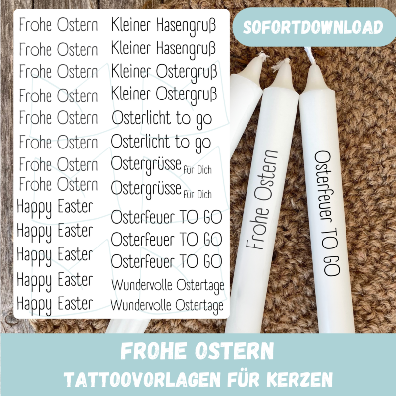 KerzentattoosFroheOstern