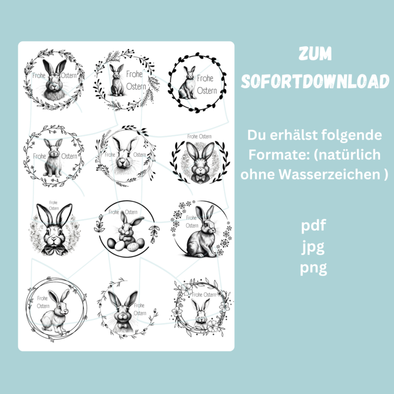 Kerzentattoos Ostern Blockkerzen (4)