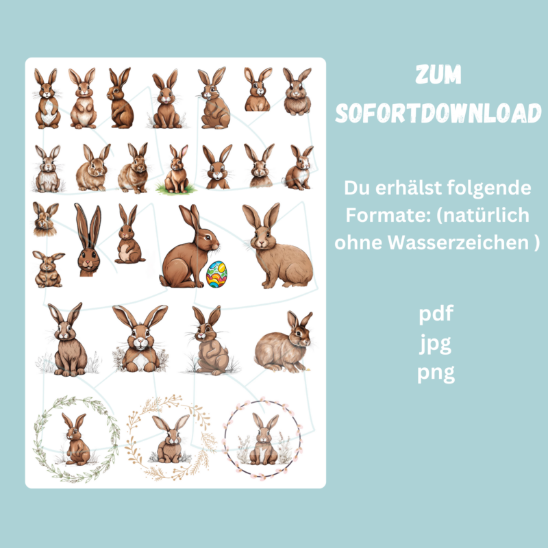 Kerzentattoos Osterhasen