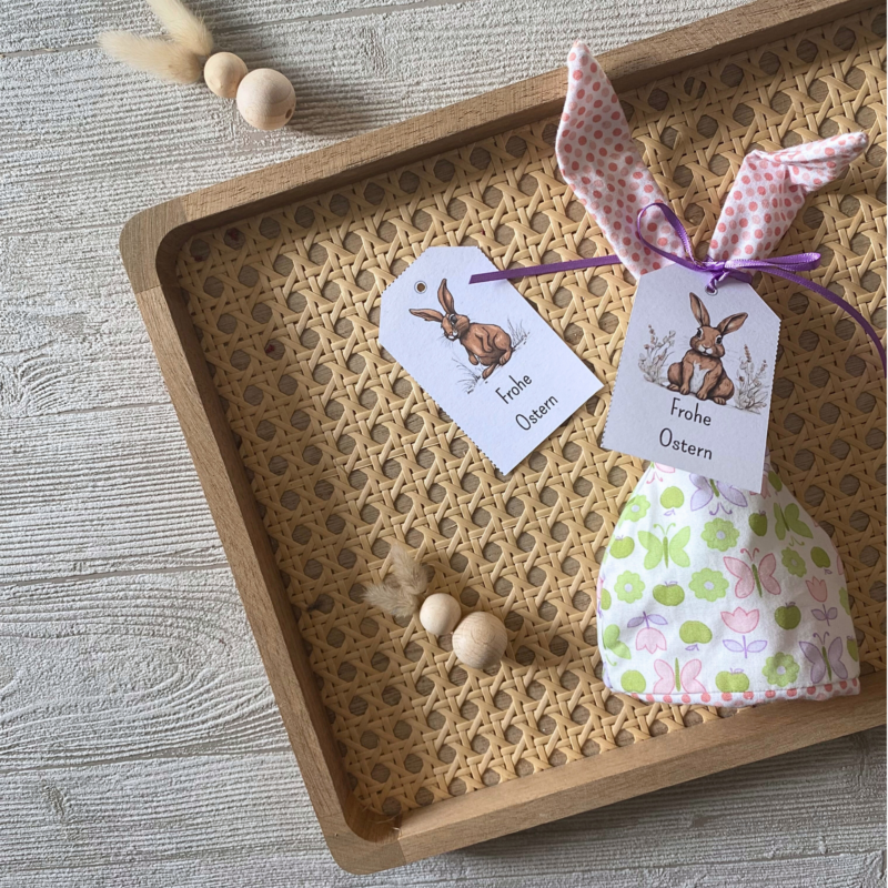Geschenkanhänger Frohe Ostern Osterhase