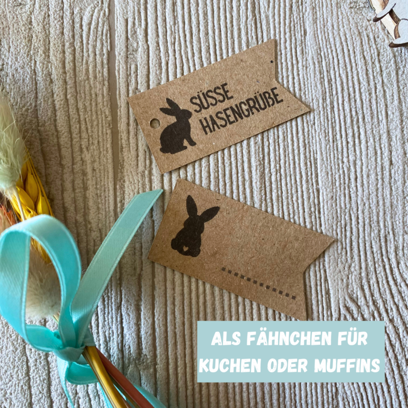 Geschenkanhänger Frohe Ostern Bastelvorlage Etiketten für Geschenke, PDF Download