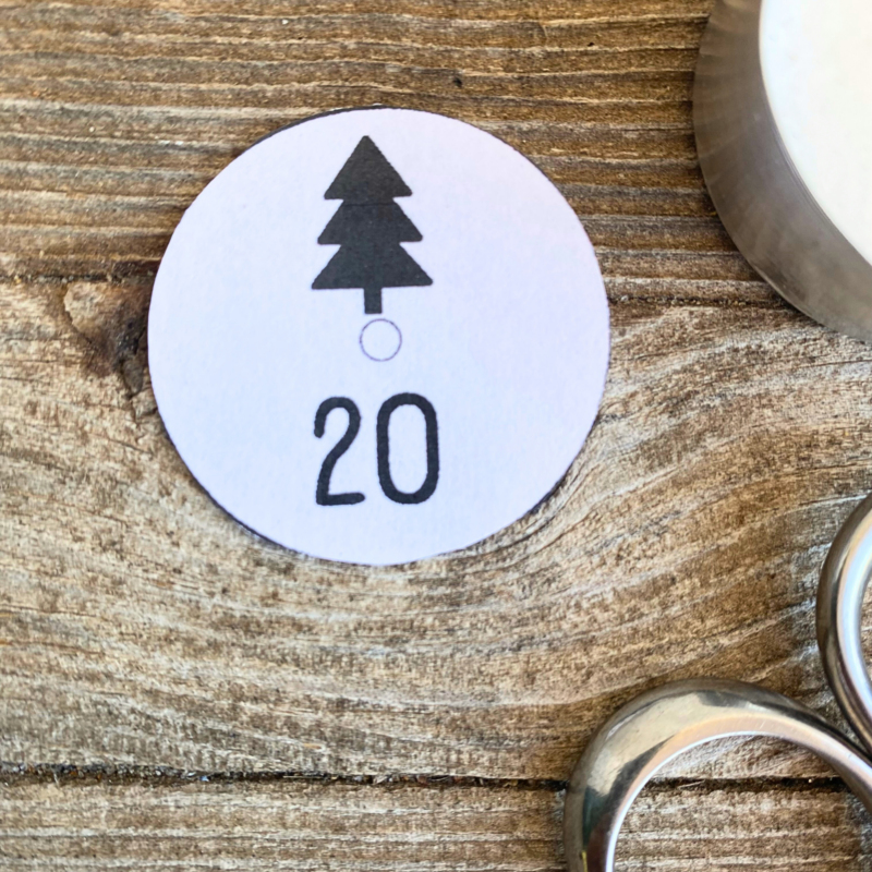 Teelicht mit Botschaft - Adventskalender, Advent - Digitaler Download