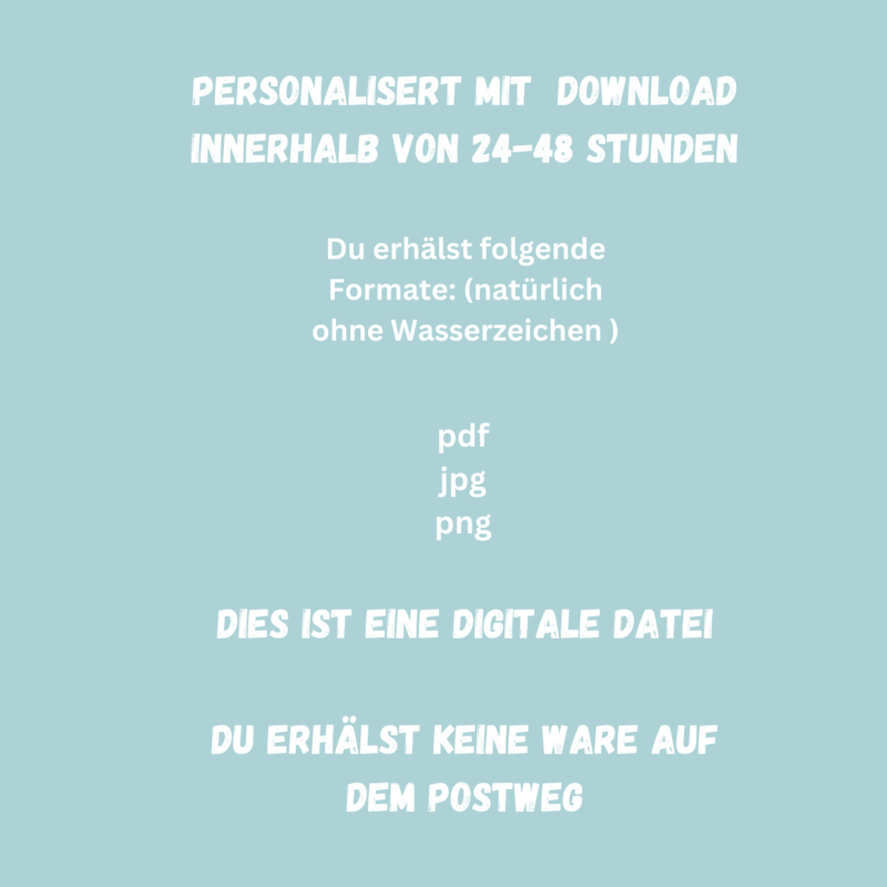 Personalisierbare Kerzentattoo Vorlage zur Taufe - für Stabkerzen & Blockkerzen - DIY Druckvorlage