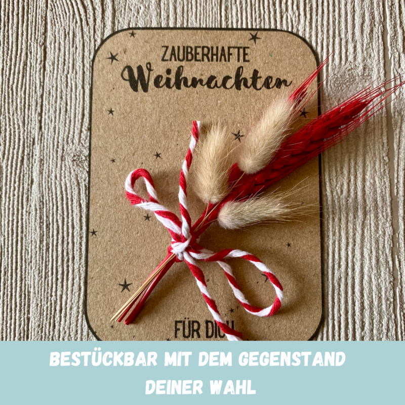Druckvorlage Geschenkkarte - Zauberhafte Weihnachten für Dich- Karte zum Bestücken - PDF Download