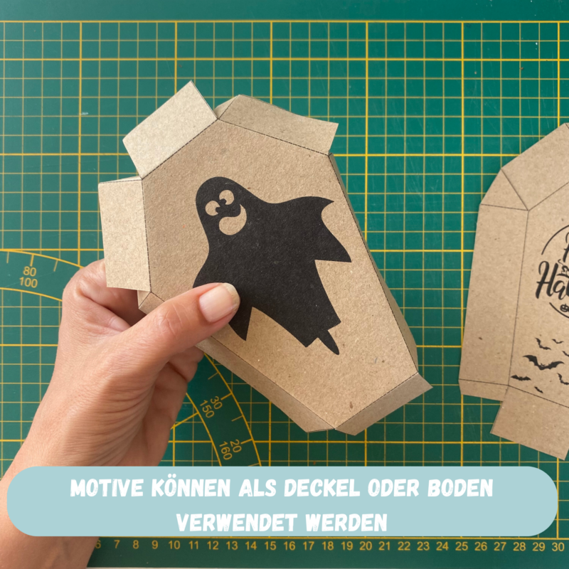 DIY Geschenkbox Sarg für Süssigkeiten an Halloween - zweisitig verwendbar Download
