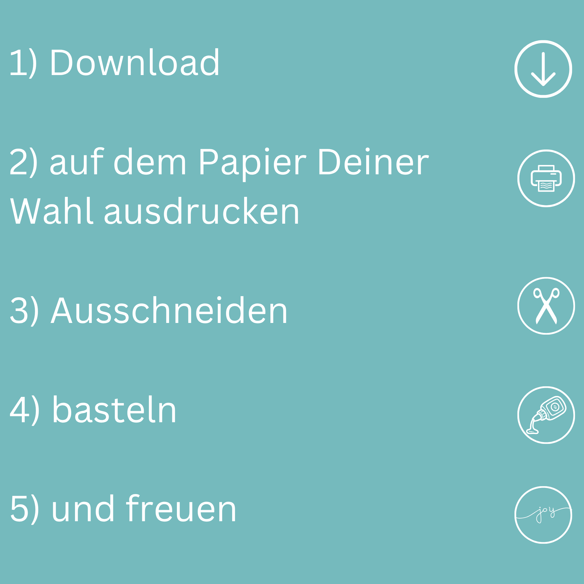 Geschenk im Glas - Worte im Glauben - christliche Impulse und Gedanken zum Ausdrucken, Anleitung