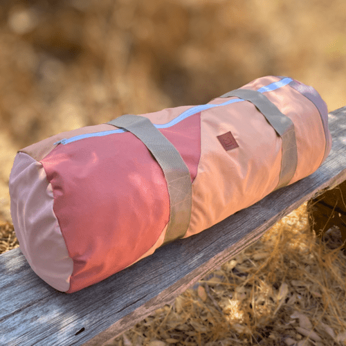 ParasolPouch Duffel Bag „Monte Clérigo" aus recyceltem Sonnenschirm – leichte wasserabweisende Reise- und Sporttasche