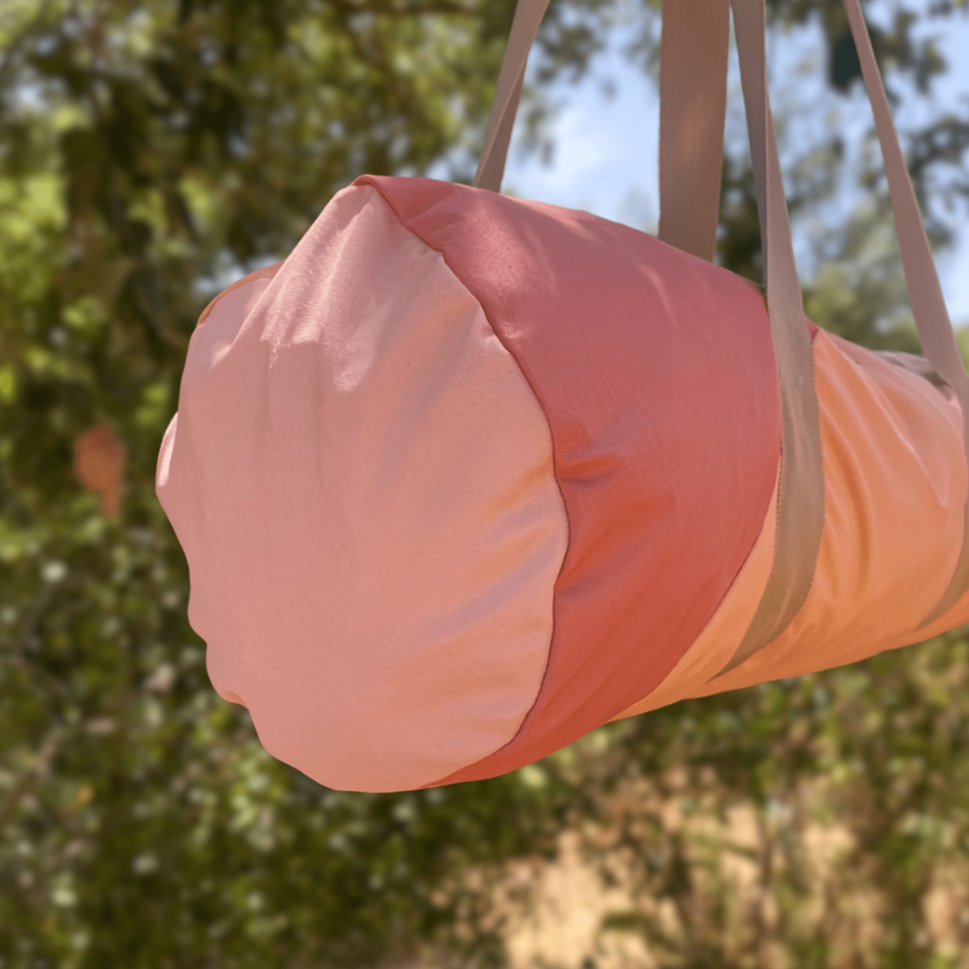 ParasolPouch Duffel Bag „Monte Clérigo" aus recyceltem Sonnenschirm – leichte wasserabweisende Reise- und Sporttasche