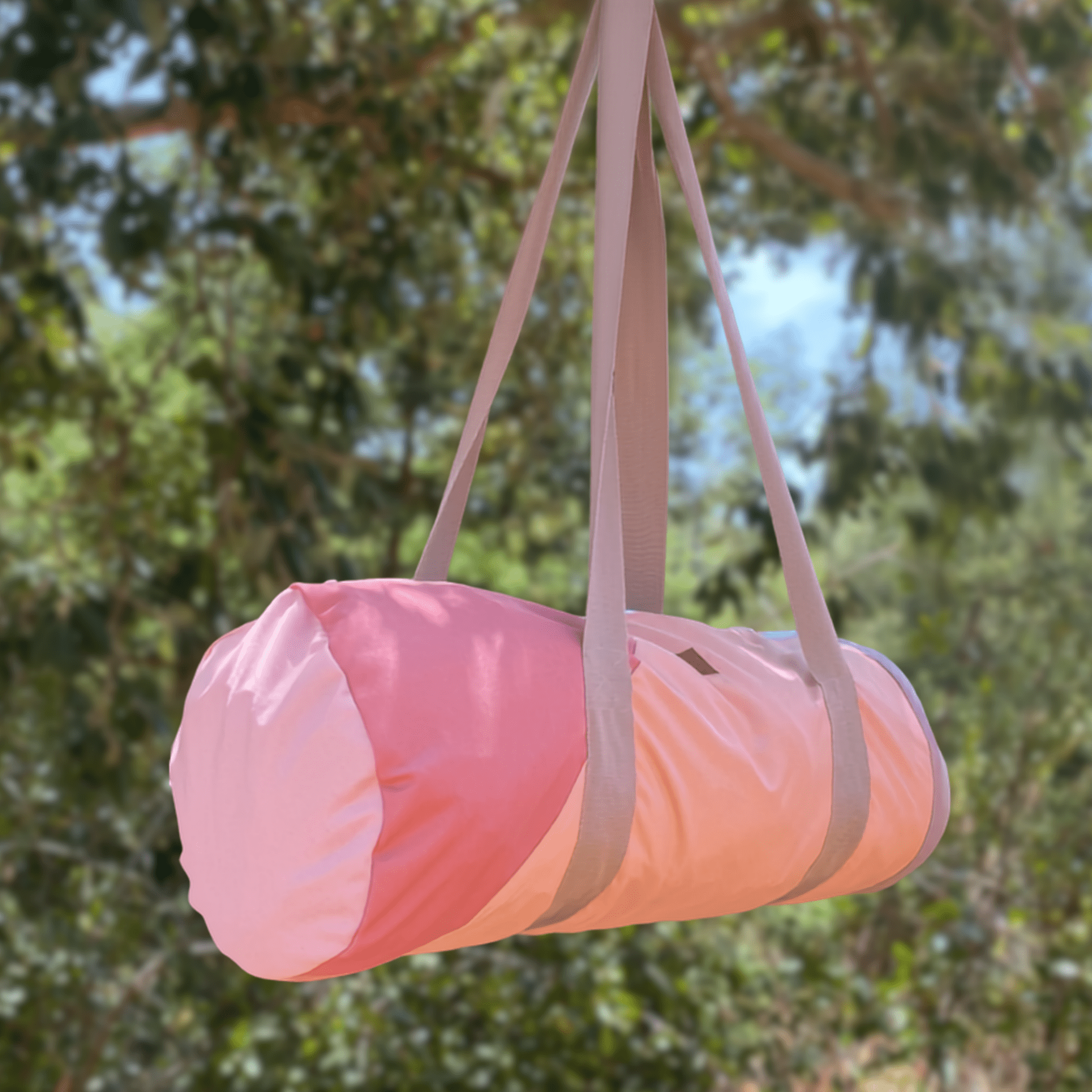 ParasolPouch Duffel Bag „Monte Clérigo" aus recyceltem Sonnenschirm – leichte wasserabweisende Reise- und Sporttasche