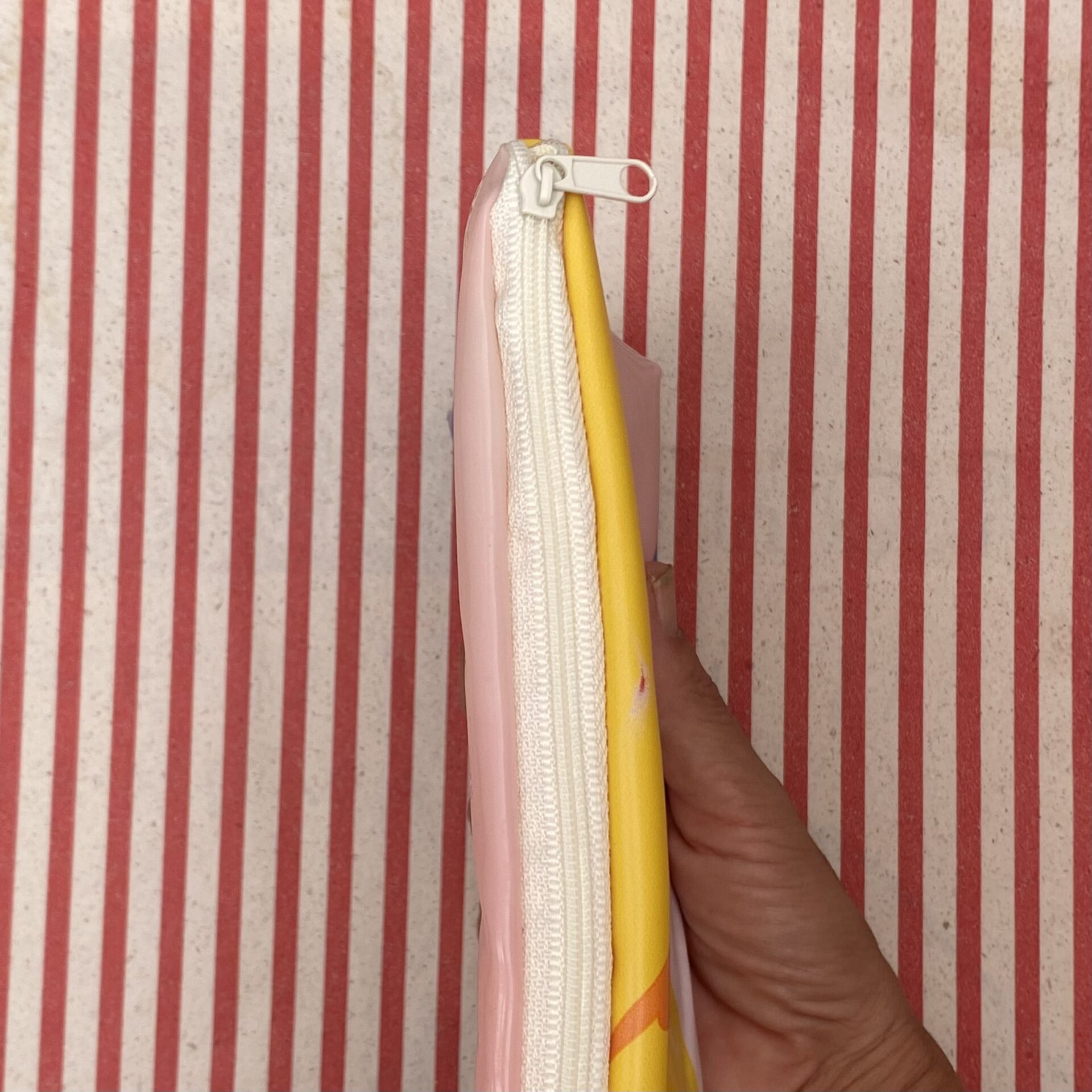 Upcycling Tasche aus aufblasbarem Vogel - Auge